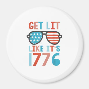 Imán Como si fuera 1776 Gracioso 4 de Julio Fiesta 4 de