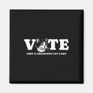 Imán Como una dama de gato sin hijos, divertida votació