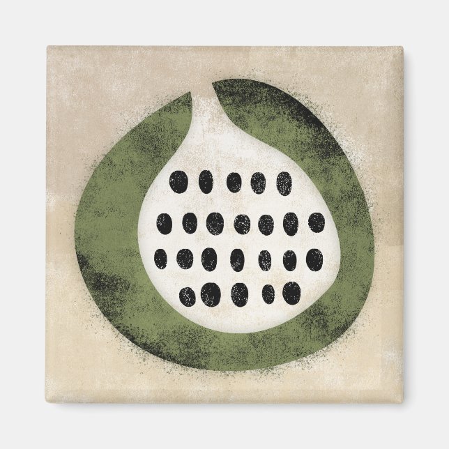 Imán Como Una Fig O Un Refrigerador De Kiwi (Frente)