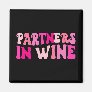 Imán Compañeras de bebida de vino para la despedida de