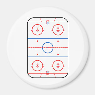 Imán Compañero del juego de hockey del diagrama de la
