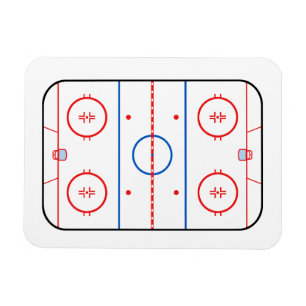 Imán Compañero del juego de hockey del diagrama de la