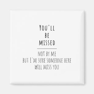 Imán compañeros de trabajo que se van, compañeros de tr