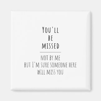 Imán compañeros de trabajo que se van, compañeros de tr