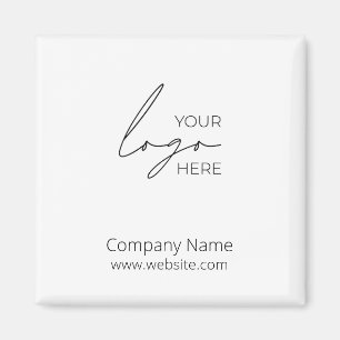 Imán Compañía comercial promocional con logotipos de em