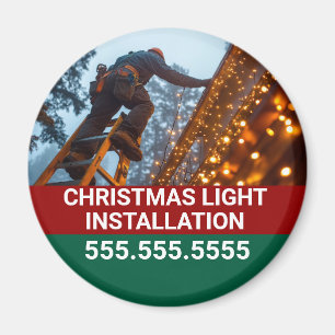 Imán Compañía de instalación de luz para Navidades pers