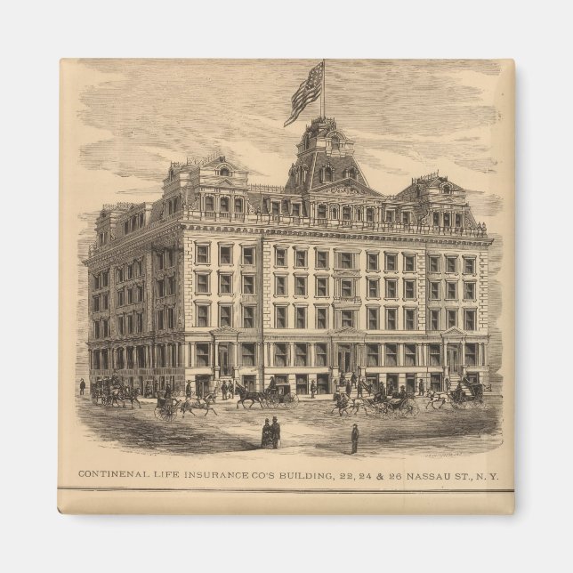 Imán Compañía de seguros de vida continental (Frente)