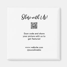 Imán Comparte tu análisis de imagen código QR añadir co