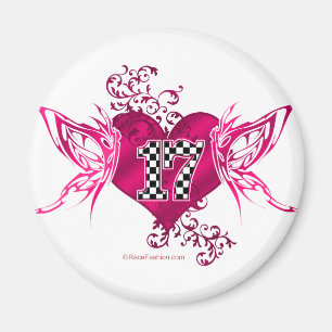 Imán competir con el número 17