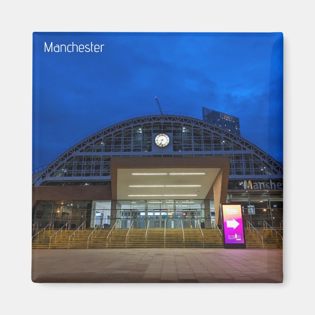 Imán Complejo de Convenciones Central de Manchester (Frente)