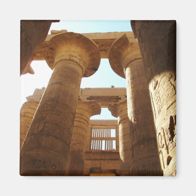 Imán Complejo de templos de Karnak en Tebes, Egipto (Frente)