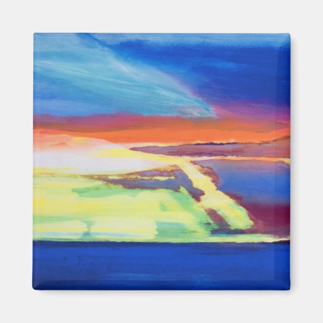 Imán Composición abstracta (Frente)