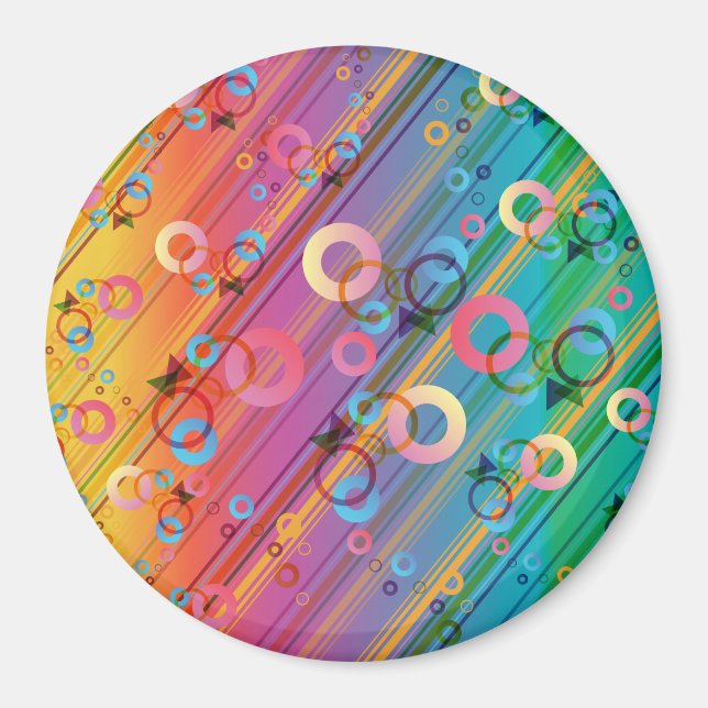 Imán Composición abstracta (Frente)