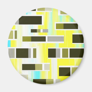 Imán Composición amarilla