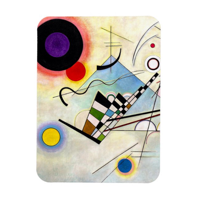 Imán Composición de Kandinsky 8 (Vertical)
