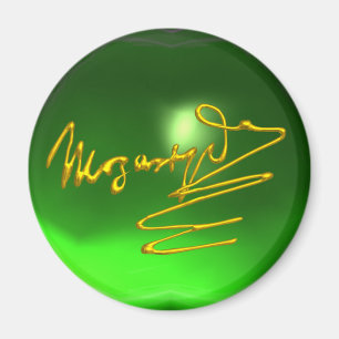 Imán COMPOSICIÓN DE MOZART 3D Gold Signature Composer V