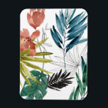 Imán Composición tropical<br><div class="desc">Composición tropical I de Jennifer Goldberger. Este diseño de arte tropical presenta hermosas hojas con toques florales. | 163736FN</div>