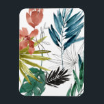 Imán Composición tropical<br><div class="desc">Composición tropical I de Jennifer Goldberger. Este diseño de arte tropical presenta hermosas hojas con toques florales. | 163736FN</div>