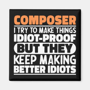 Imán Compositor Intento Hacer Cosas Profesor De Música 