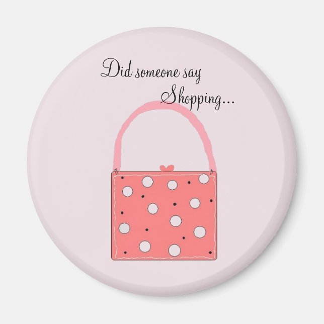 Imán Comprar es divertido (Frente)