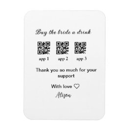 Imán comprar novia una bebida escanear código QR gracia