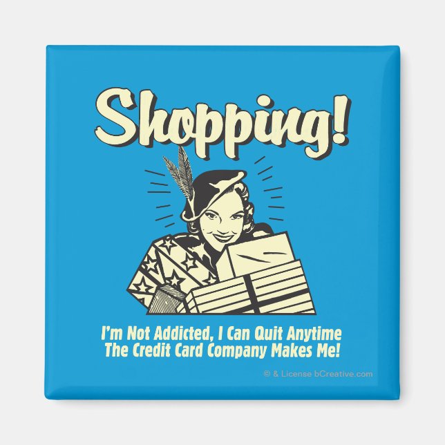 Imán Compras: No soy adicto (Frente)