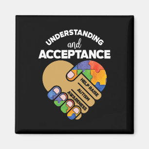 Imán Comprensión de la aceptación Autismo Conciencia Co