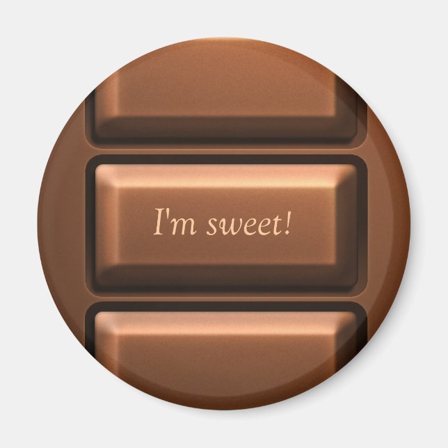 Imán Comprimido chocolate (Frente)