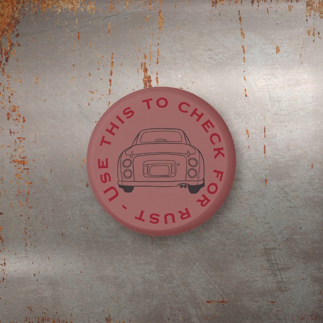 Imán Comprobación de la oxidación del coche clásico rea (Really useful magnet to check for your on your figaro car)