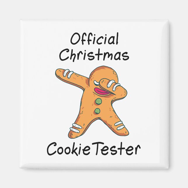 Imán Comprobador de cookies de Navidades oficiales (Frente)