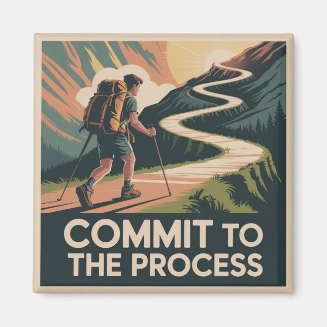 Imán Comprométete con el Proceso (Frente)