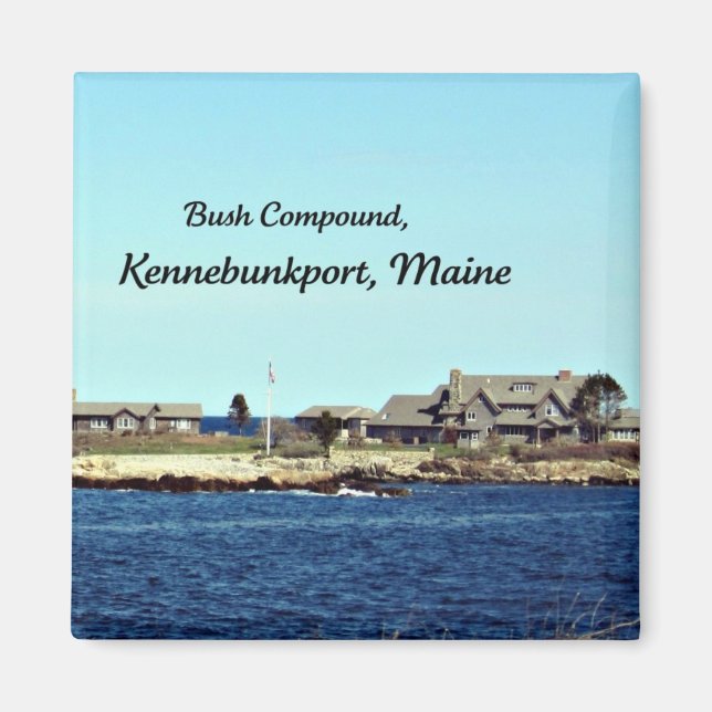 Imán Compuesto de Bush, Kennebunkport, Maine (Frente)