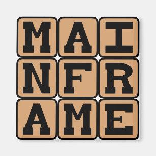 Imán Computadora de mainframe, grande