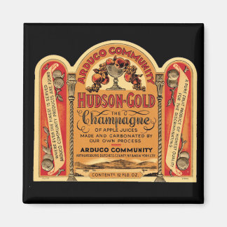 Imán Comunidad Arduco Hudson Gold Champagne Magnet