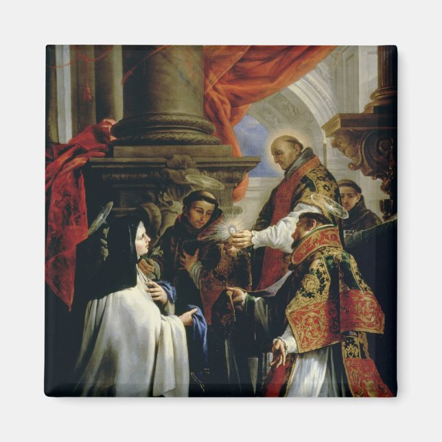 Imán Comunión de Santa Teresa de Ávila c.1670 (Frente)