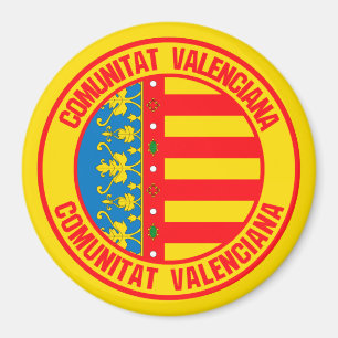 Imán Comunitat Valenciana Round Emblem