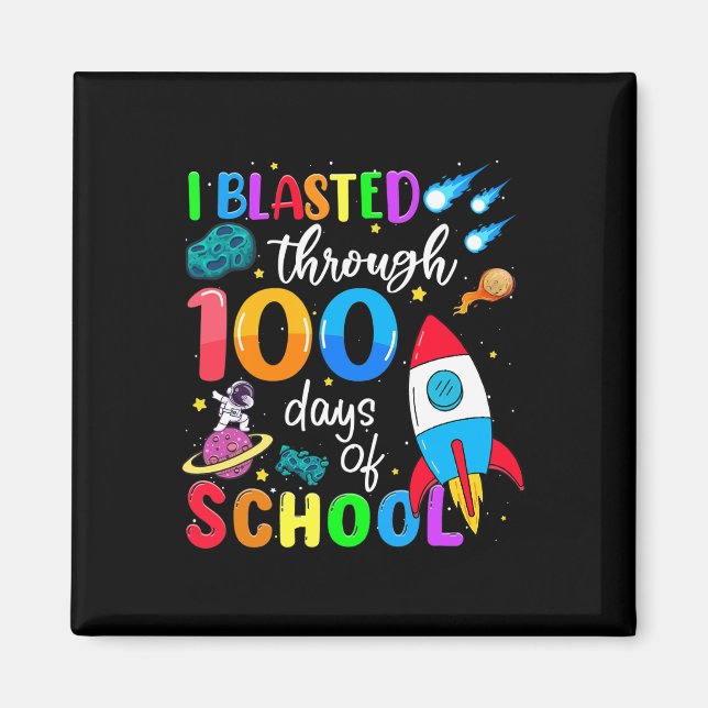 Imán Con 100 Días De Enseñanza (Frente)