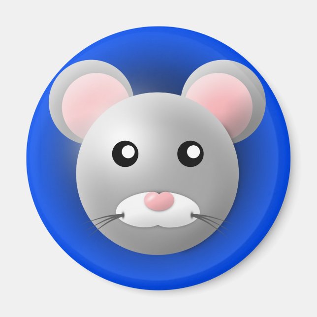imán con animal: ratones (Frente)