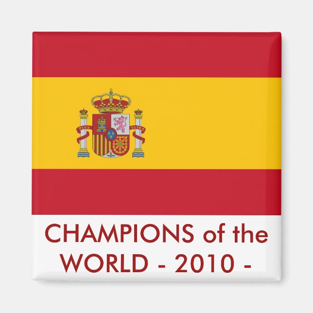 Imán con bandera de España (Frente)