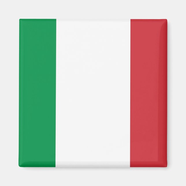 Imán con bandera de Italia (Frente)