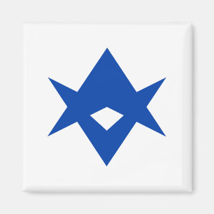 Imán con Bandera de la Ciudad de Toyota