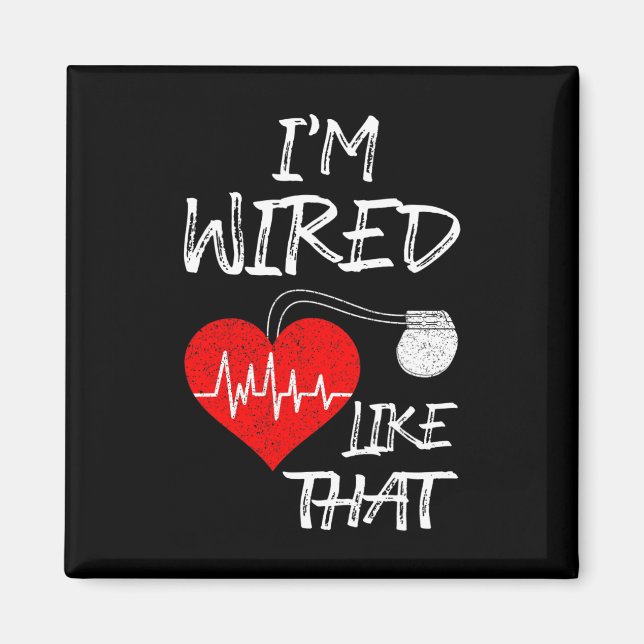 Imán Con Cable Como Aquel Pacemaker Chiste Con Concienc (Frente)