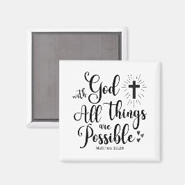 Imán Con Dios todas las cosas son posibles - Mateo 19:2