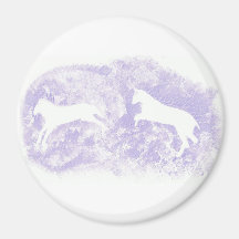 Imán con diseño de caballos