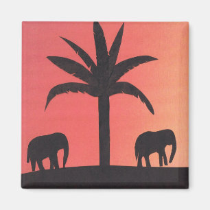 Imán con diseño de elefante