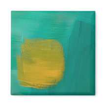 Imán con diseño de sol brumoso