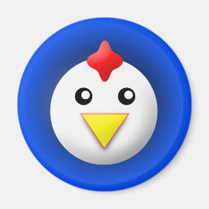 imán con el animal: pollo