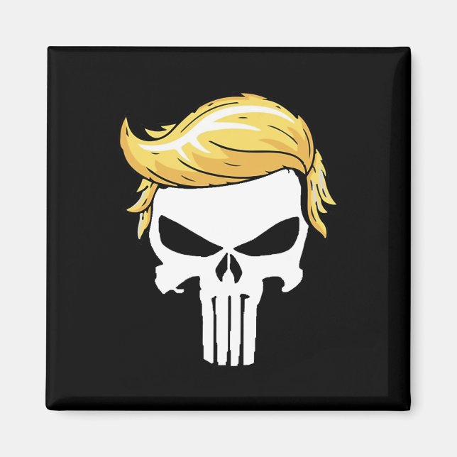 Imán Con el icónico partidario del presidente de Trump (Frente)