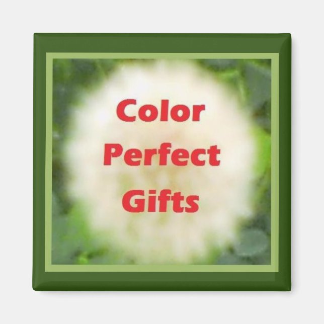 imán con el logotipo de Dandelion (Frente)