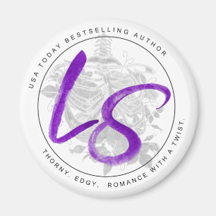 Imán con el logotipo de Lucy Smoke